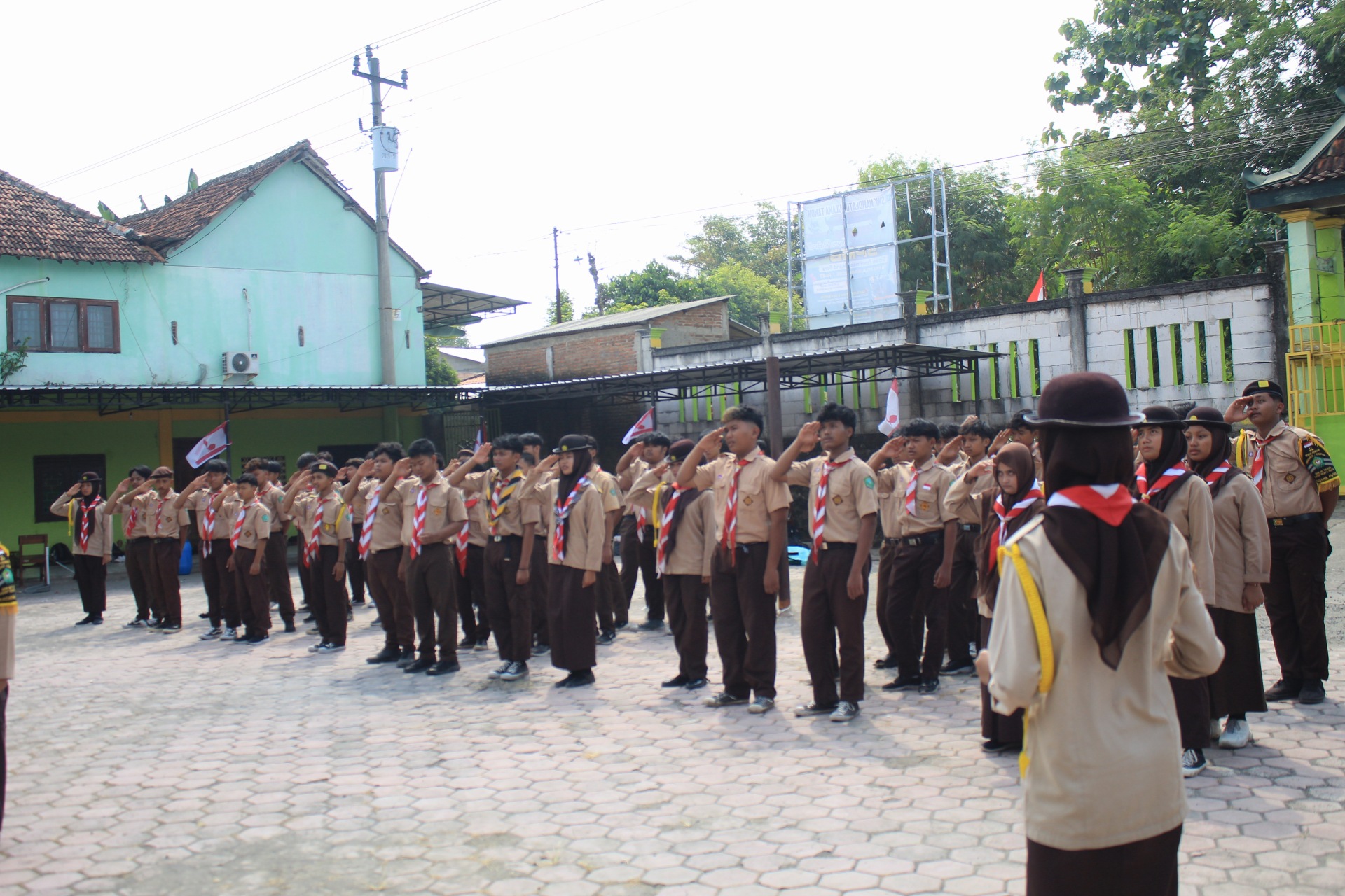 Membentuk Generasi Berkarakter dan Berjiwa Pemimpin, Ambalan SMK NU Tanon Sukses Gelar Diklat Bantara