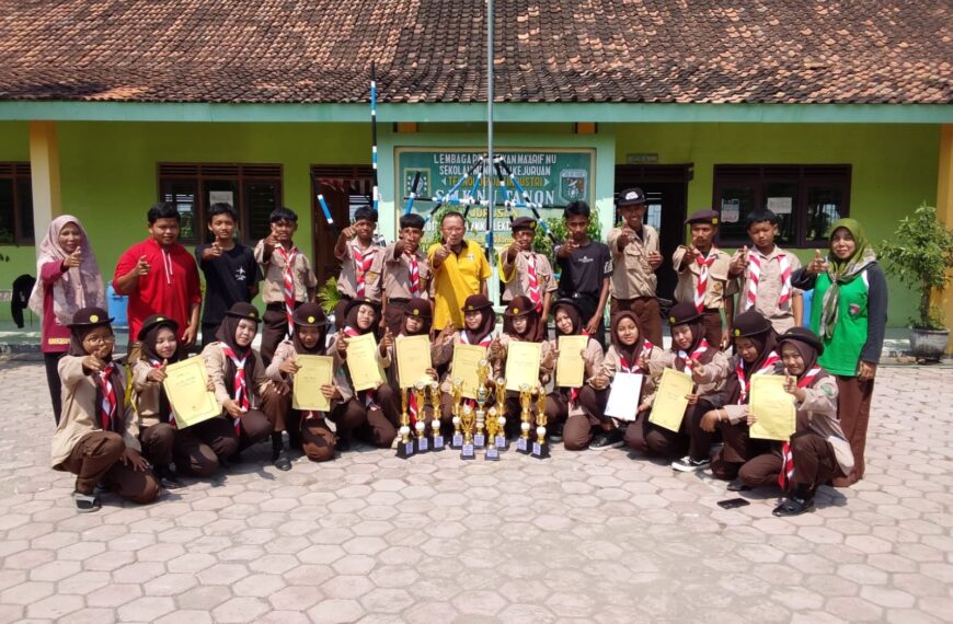 Ukir Prestasi di Hari Pramuka Ke-65, SMK NU Tanon Raih Juara 2 Kwarran Tanon Tahun 2026